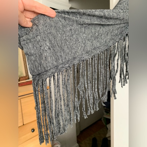 Zadig & Voltaire “Winter Fringes” Dress Gray size small - Picture 9 of 13